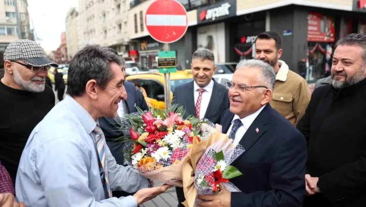 Başkan Büyükkılıç, Yeraltı Çarşısı’ndaki Esnafı Ziyaret Etti