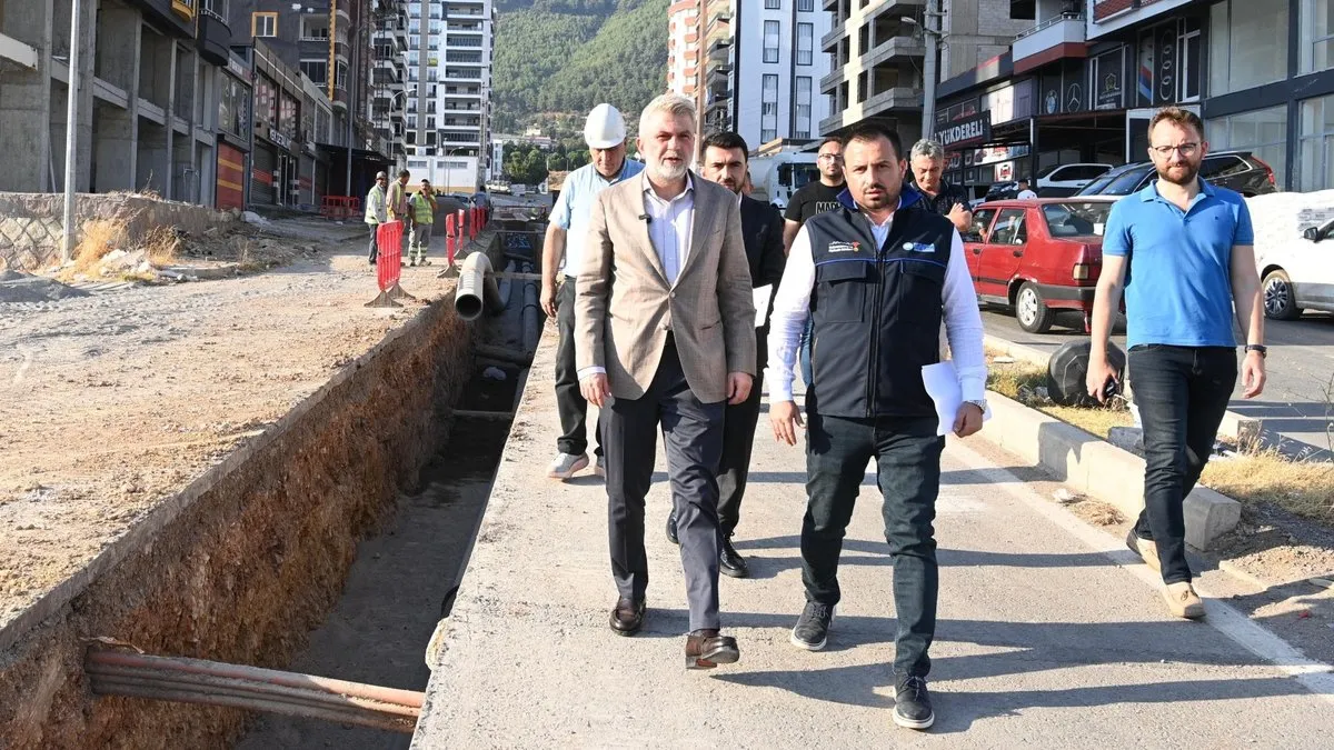 Başkan Görgel: Şehrimizin 100 yıllık ihtiyacını karşılayacak altyapı yatırımı kazandırıyoruz