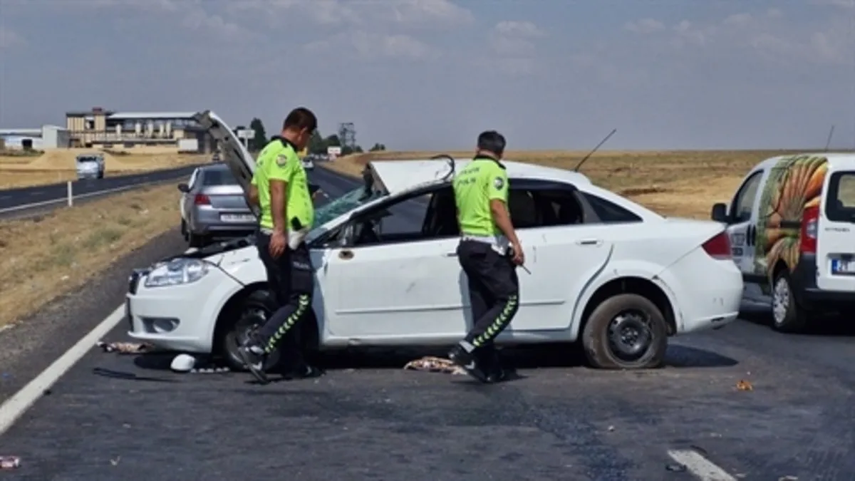 Diyarbakır’da otomobil takla attı: 6 yaralı